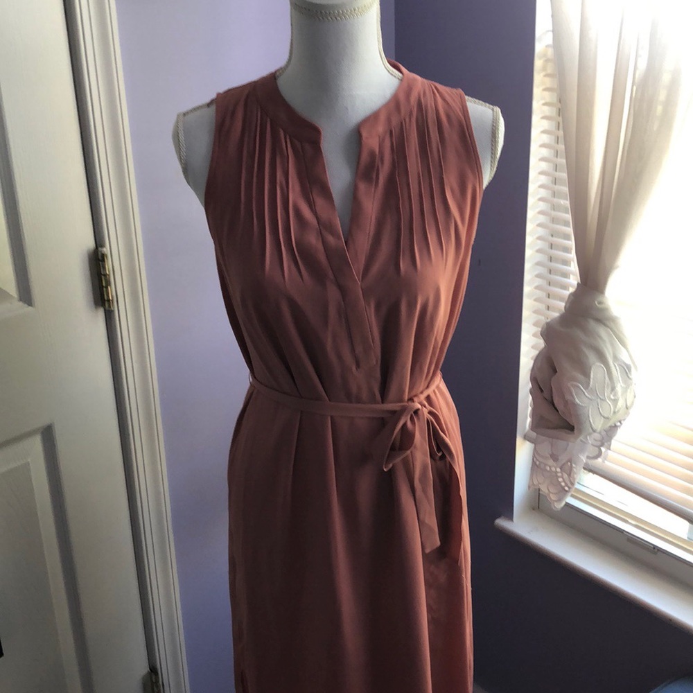 White House and Black Market Gold Rose used dress